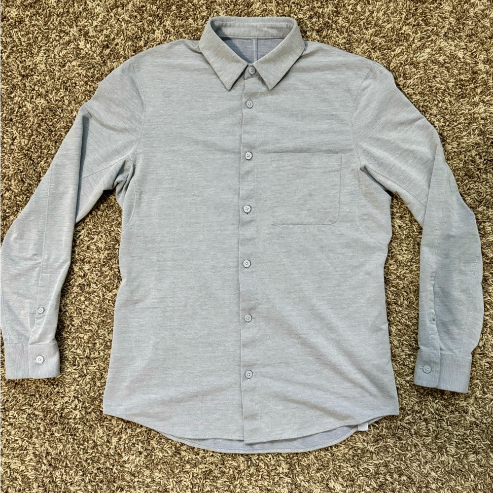 Lululemon Commission LS Long Sleeve Shirt - XS or X-Small - Blue